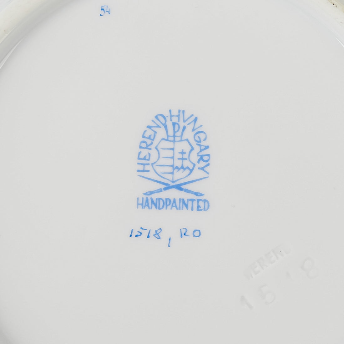HEREND Rothchild Bird Salad Plates 1518 Set Of 6