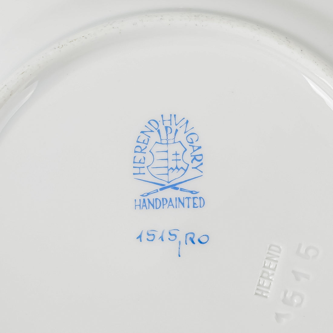HEREND Rothchild Bird Bread And Butter Plates 1515 Set Of 6