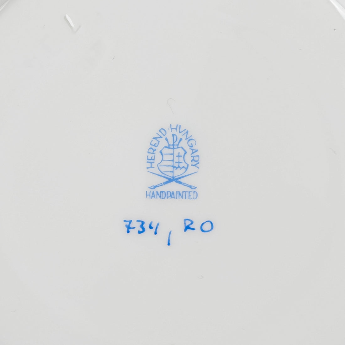 HEREND Rothchild Bird Cup & Saucer 734