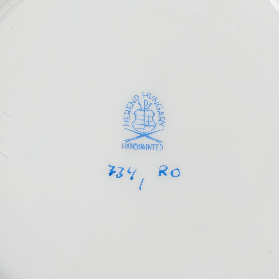 HEREND Rothchild Bird Cup & Saucer 734