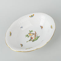 HEREND Rothchild Bird Oval Serving Bowl 381