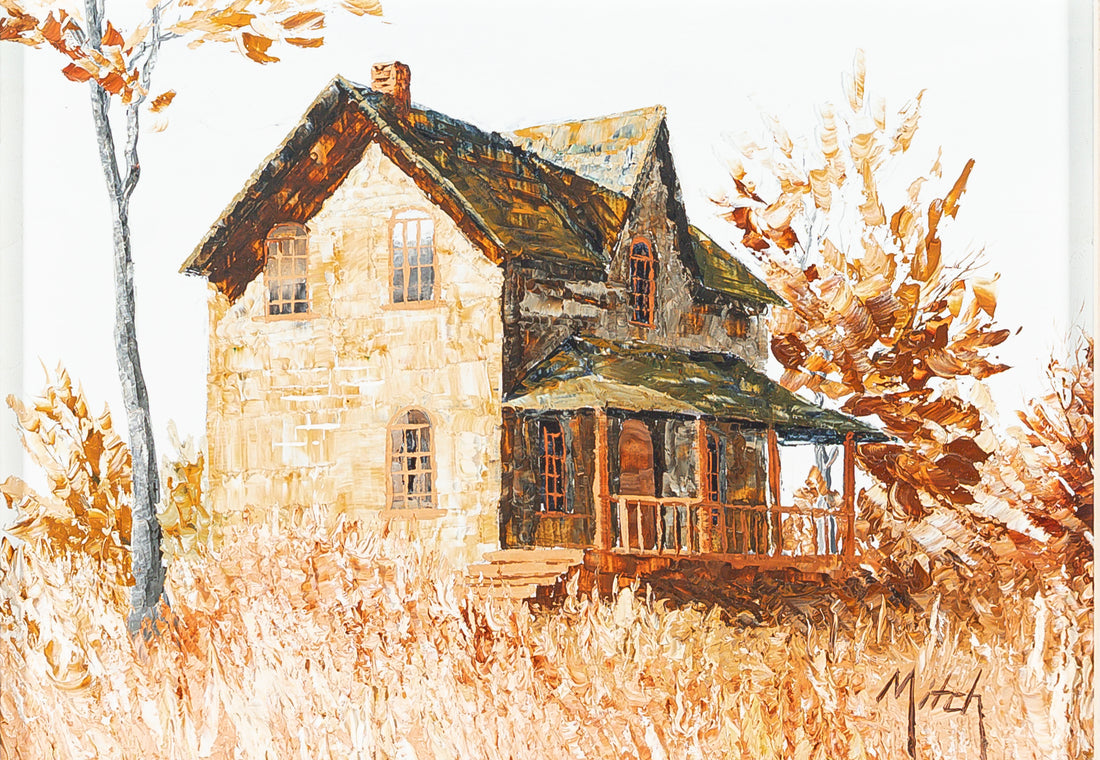 Mitch Keirstead (Canadian 1948) "Whitevale Homestead"