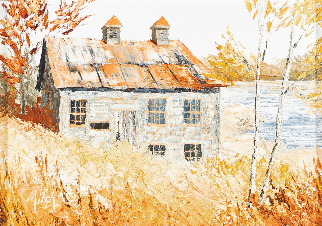 Mitch Keirstead (Canadian 1948) "Wroxeter Saw Mill"