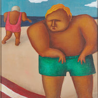 Barbara Mulstein (Canadian 20th C) "Beach Babies"