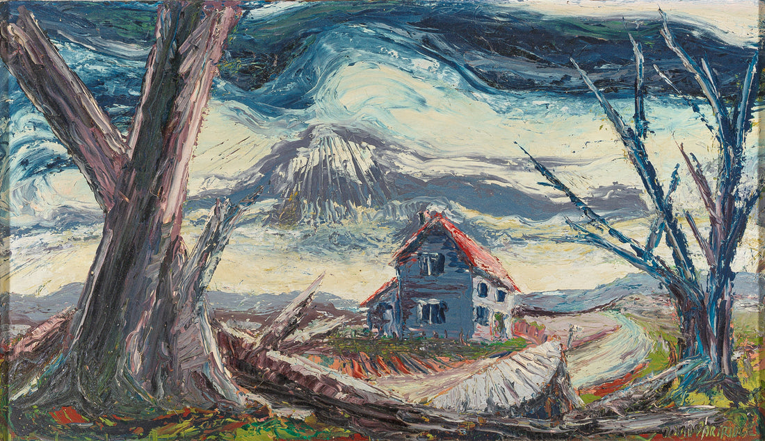 David Partridge (Canadian 1919-2006) Landscape w/House