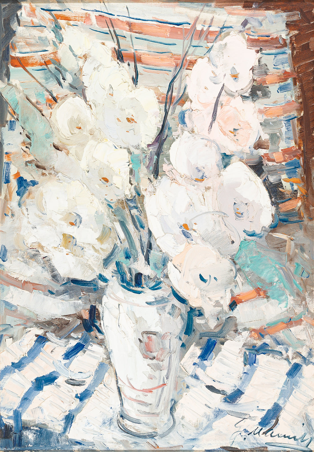 Geza Gordon Marich (Canadian 1913-1985) Still Life w/Flowers