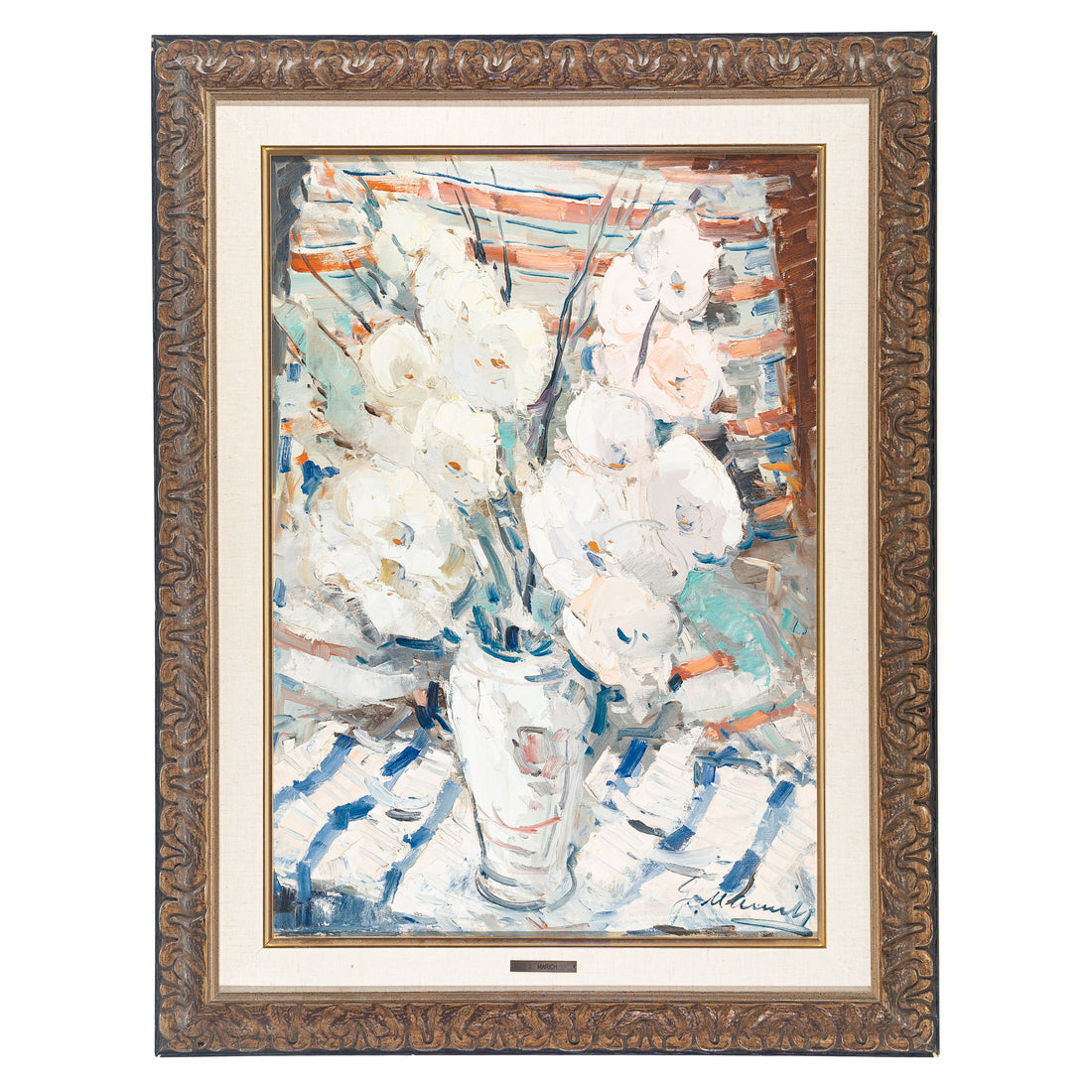 Geza Gordon Marich (Canadian 1913-1985) Still Life w/Flowers