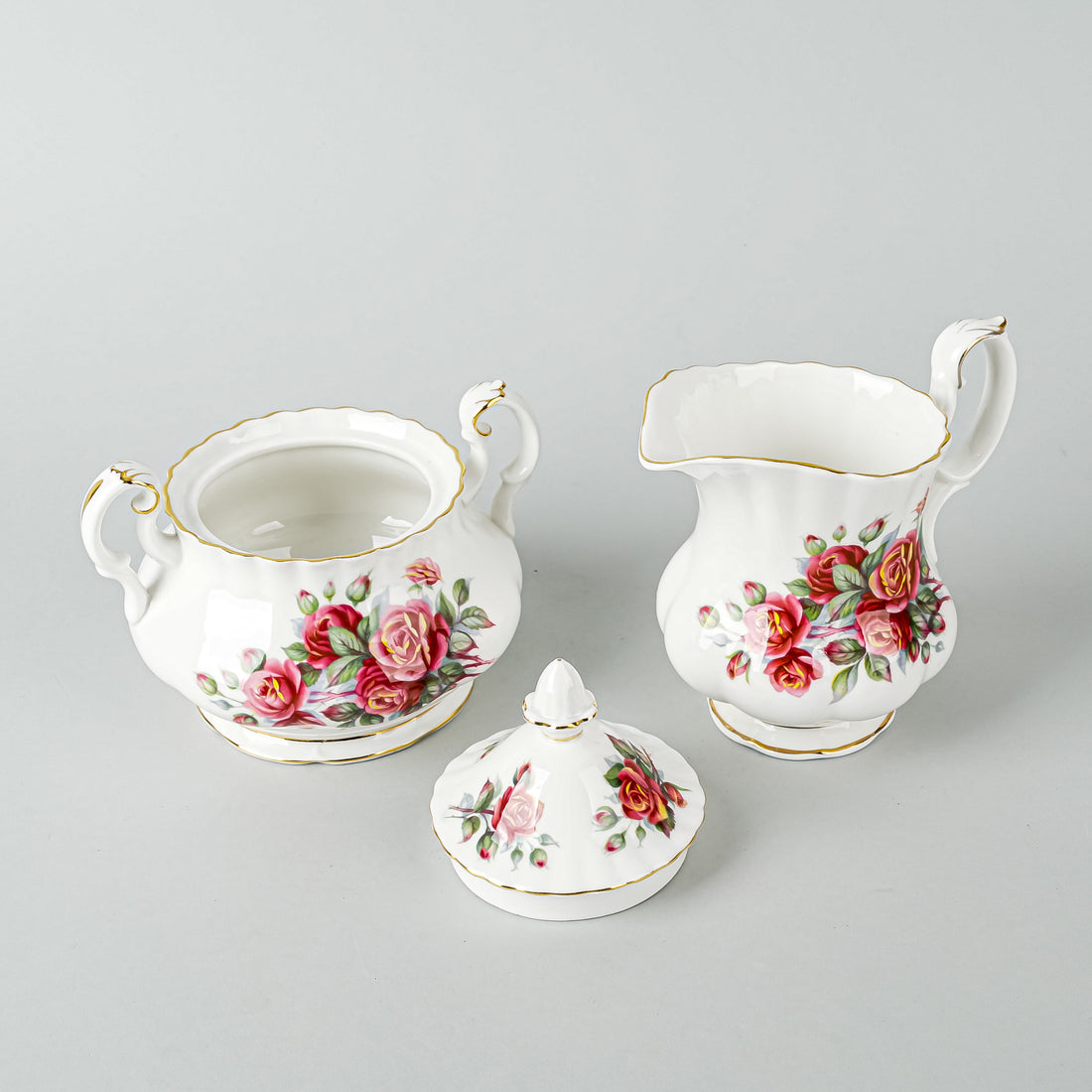 ROYAL ALBERT Centennial Rose Coffee Service 5 Pieces