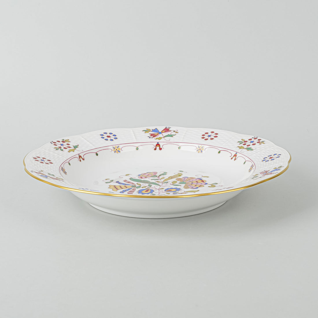 HEREND Motif Hongrois Grand Soup Plates Set of 4