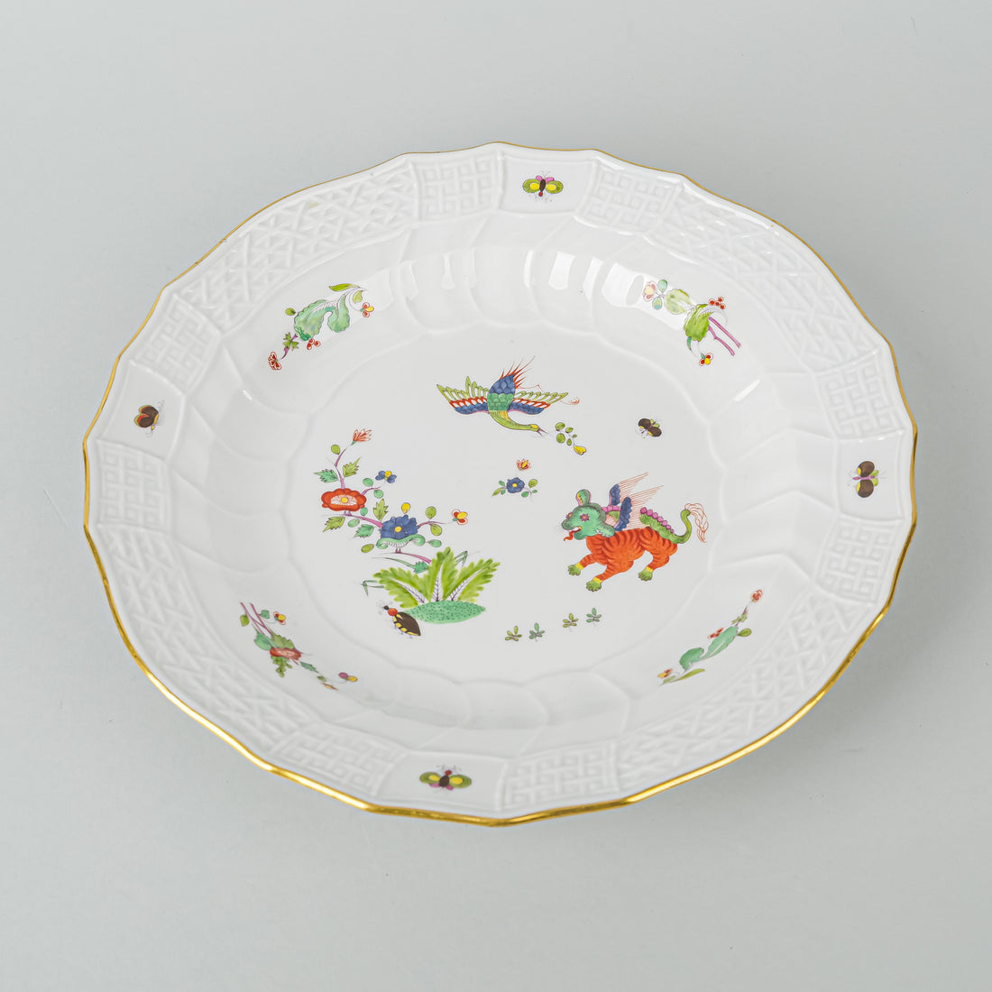 MEISSEN Kakieman Korean Lion Soup Plate