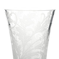 CHRISTOFLE Orangery Frosted Crystal Vase