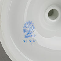 HEREND Indian Basket Green Candlestick 7916 H7.5"xD5.5"