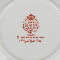 ROYAL WORCESTER Royal Garden Soup Plates Set of 12