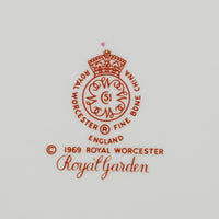 ROYAL WORCESTER Royal Garden 12 Place Settings Plus Extras