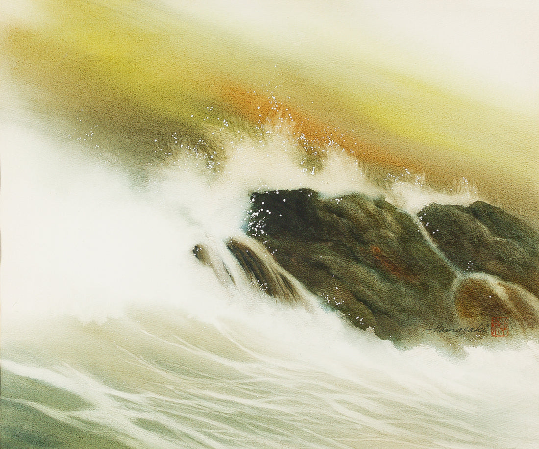 Kazuo Hamasaki (Canada 1925-          2005) "The Breakers"