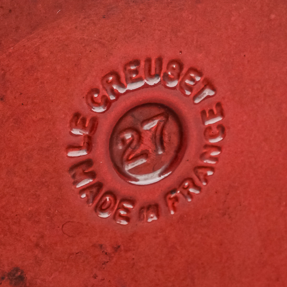 LE CREUSET Enamel Cast Iron Covered Deep Saute Pan 27cm Red