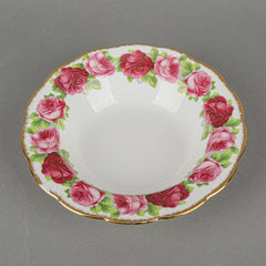 ROYAL ALBERT Old English Rose Soup Plates Set Of 6