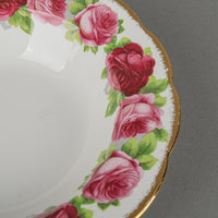 ROYAL ALBERT Old English Rose Soup Plates Set Of 6