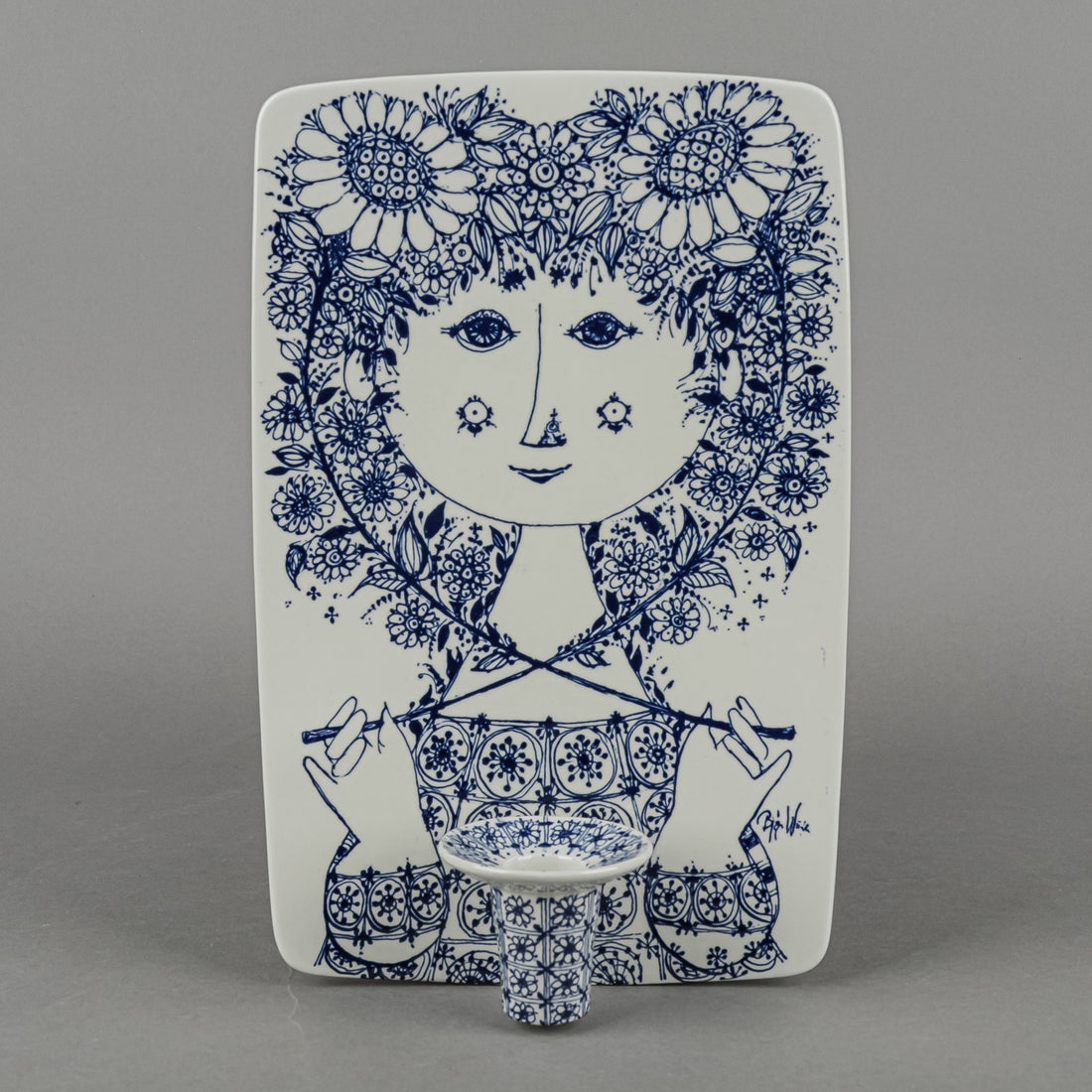 NYMOLLE Bjorn Wiinblad Ceramic Candle Sconce 3118-700