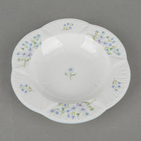 SHELLEY Blue Rock Soup Plates Set Of 6
