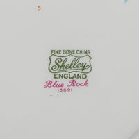 SHELLEY Blue Rock Soup Plates Set Of 6