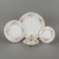ROYAL ALBERT Jubilee Rose 6 Place Settings Plus Extras