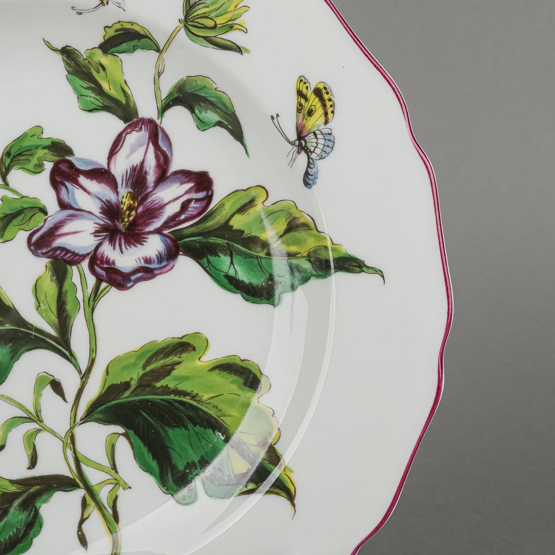 VISTA ALEGRE MOTTAHEDEH Sloane Chelsea Floral Plates Set of 4