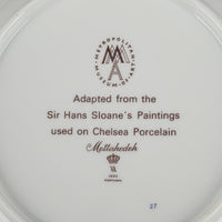 VISTA ALEGRE MOTTAHEDEH Sloane Chelsea Floral Plates Set of 4