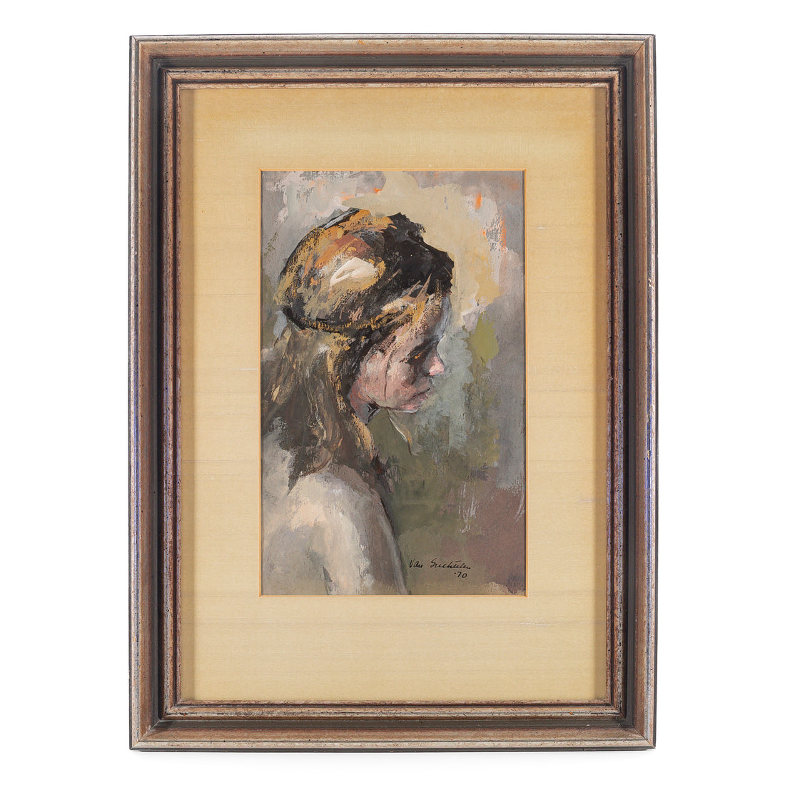 Con Van Suchtelen (Canadian 1920) Portrait of Young Girl