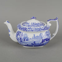 SPODE Blue Italian Teapot With Lid