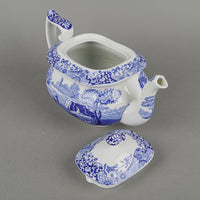 SPODE Blue Italian Teapot With Lid