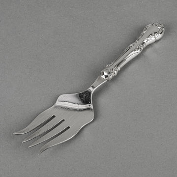 BIRKS Laurentian Sterling Handle Silverplate Serving Fork