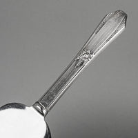 NORTHUMBRIA Laurier Sterling Handle Dessert Server