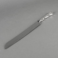 BIRKS Pompadour Sterling Handle Stainless Steel Bread/Cake Knife