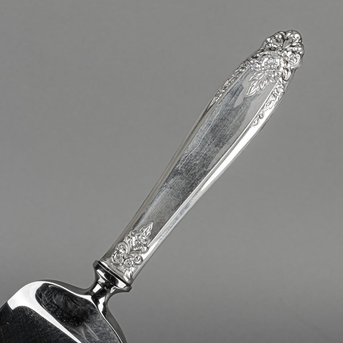 INTERNATIONAL SILVER Prelude Sterling Handle Stainless Steel Dessert Server