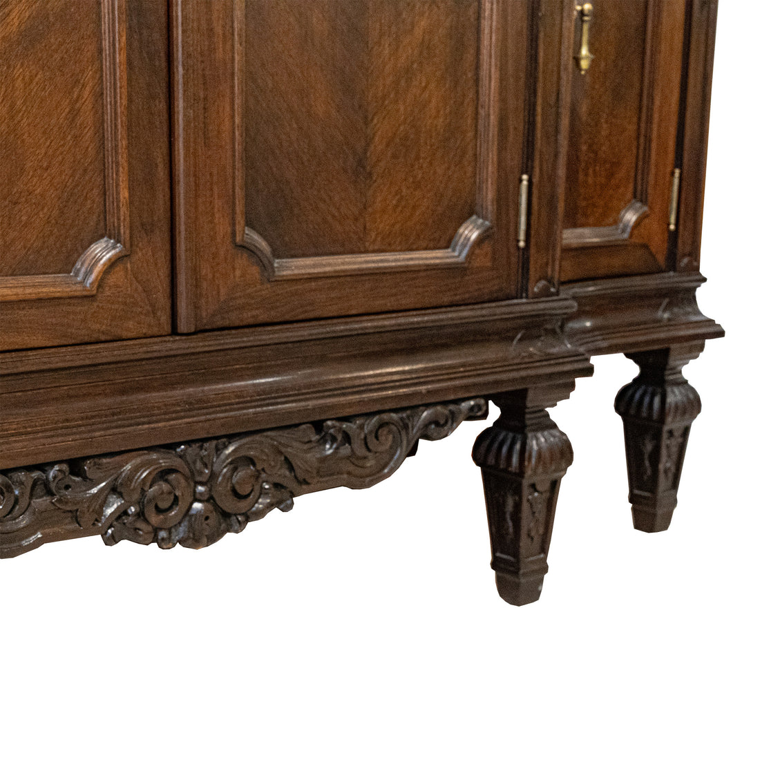 Stone Top Louis Style Mahogany Buffet