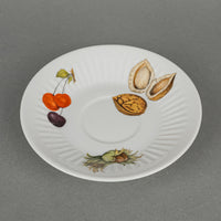 ROYAL WORCESTER Evesham Cup & Saucers Fluted Set Of 2 - 4 Pieces