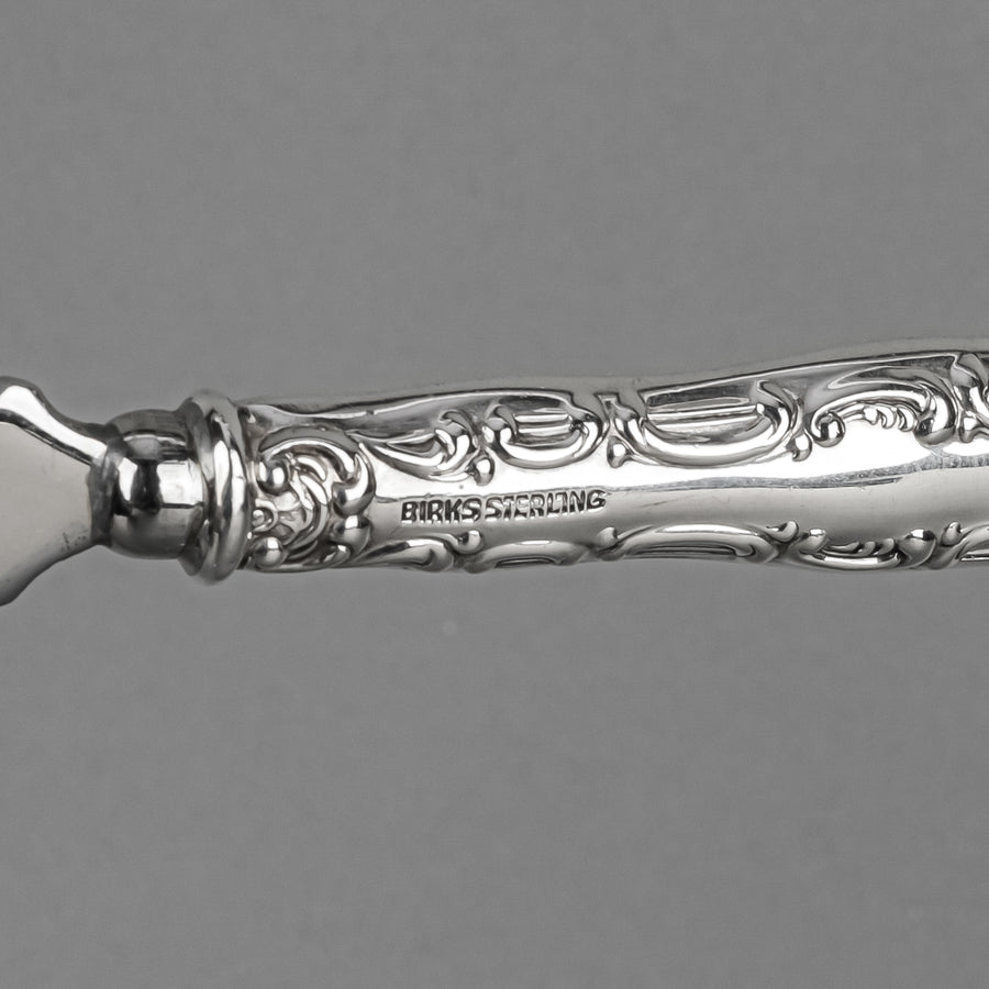 BIRKS Pompadour Sterling Handle Stainless Steel Bottle Opener