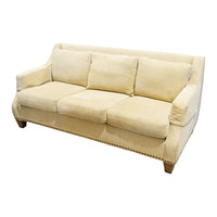 Beige Upholstered Sofa