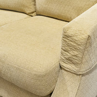 Beige Upholstered Sofa