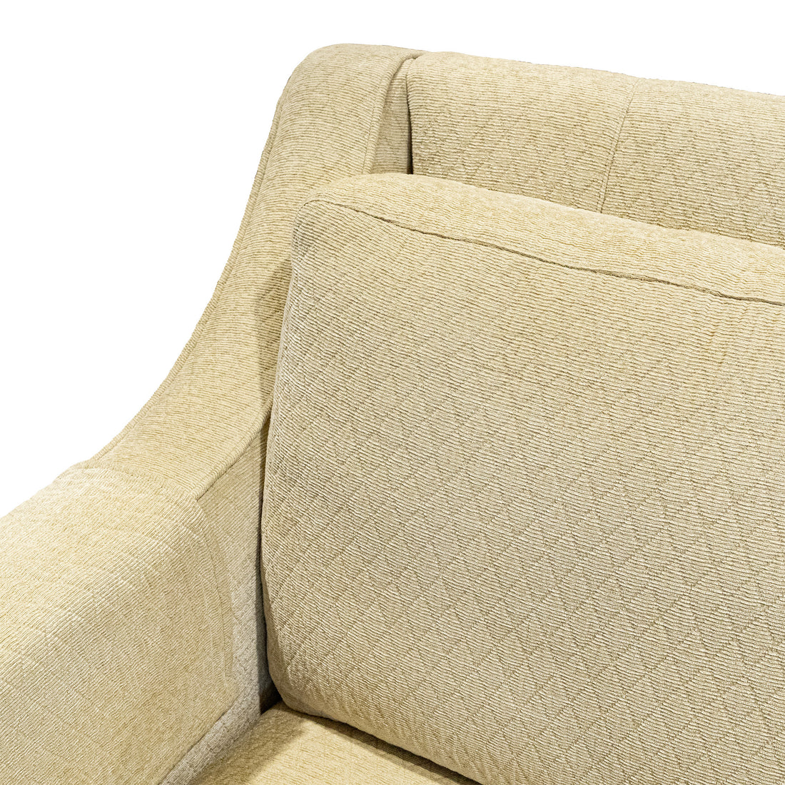 Beige Upholstered Sofa