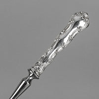 BIRKS Pompadour Sterling Handle Stainless Steel Craving Set 2 Pieces