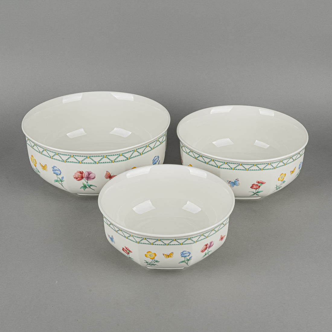 VILLEROY AND BOCH Casa Verde Serving Bowls Set Of 3