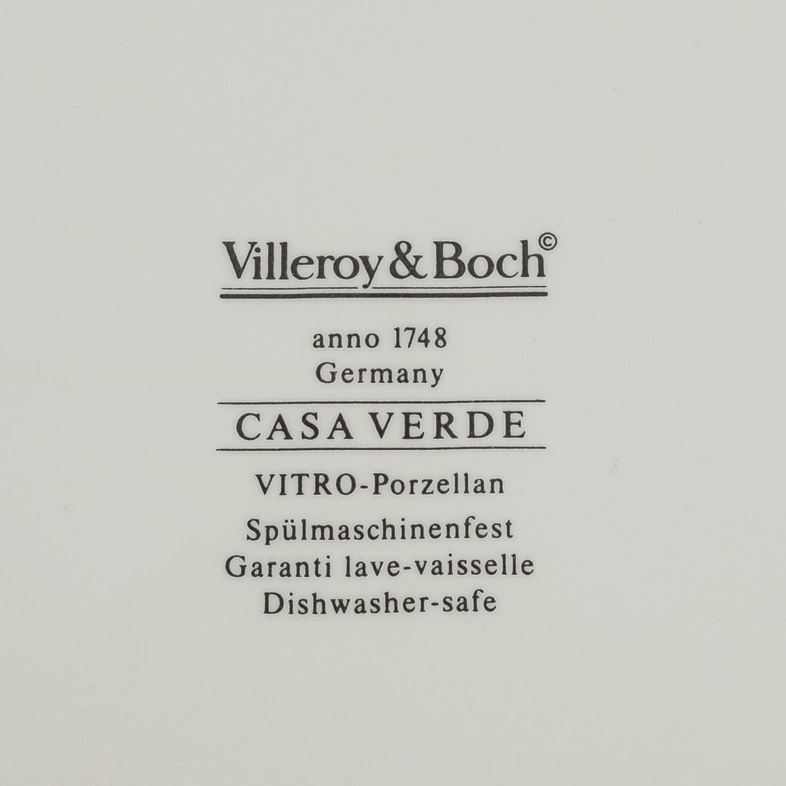 VILLEROY AND BOCH Casa Verde Platter