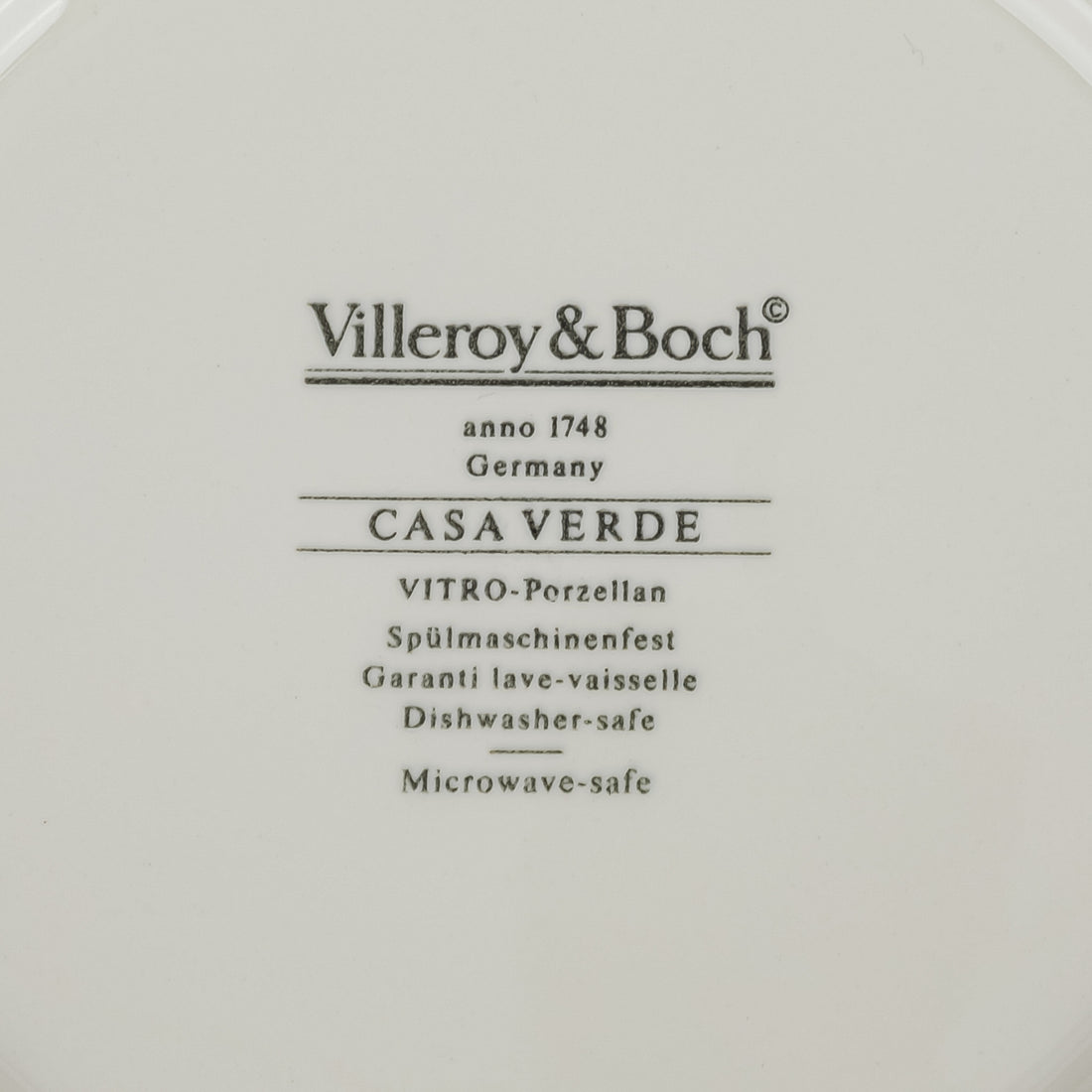 VILLEROY AND BOCH Casa Verde Rimmed Bowls Set Of 5