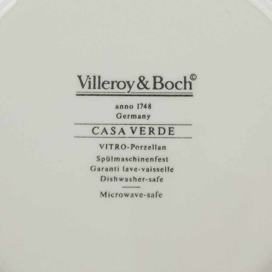 VILLEROY AND BOCH Casa Verde Rimmed Bowls Set Of 5