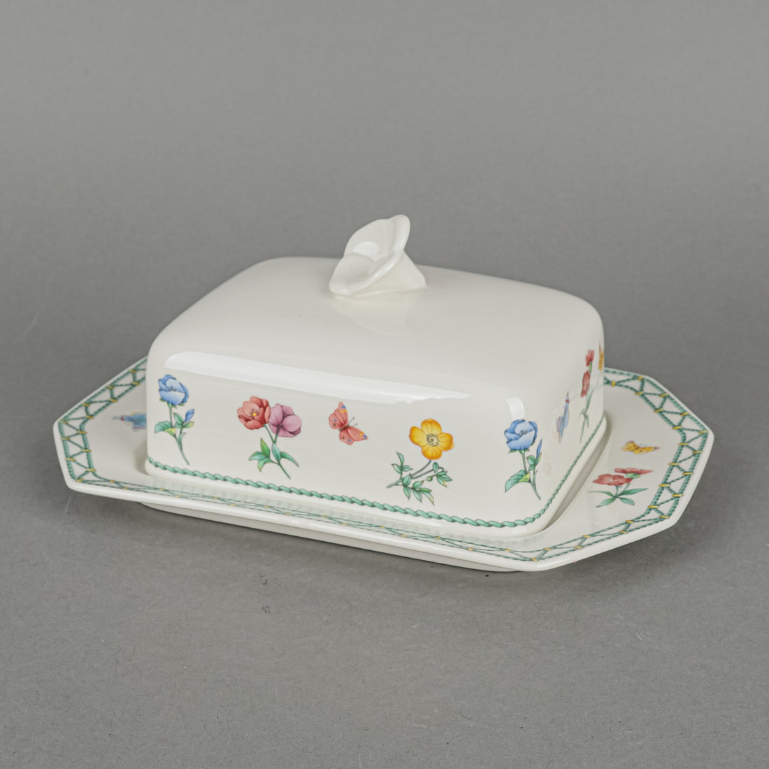 VILLEROY AND BOCH Casa Verde Covered Butter Dish