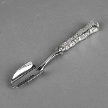 BIRKS Pompadour Sterling Handle Silverplate Cheese Scoop