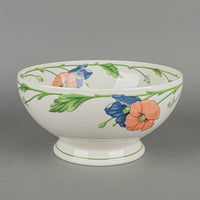 VILLEROY AND BOCH Amapola Footed Serving Bowl