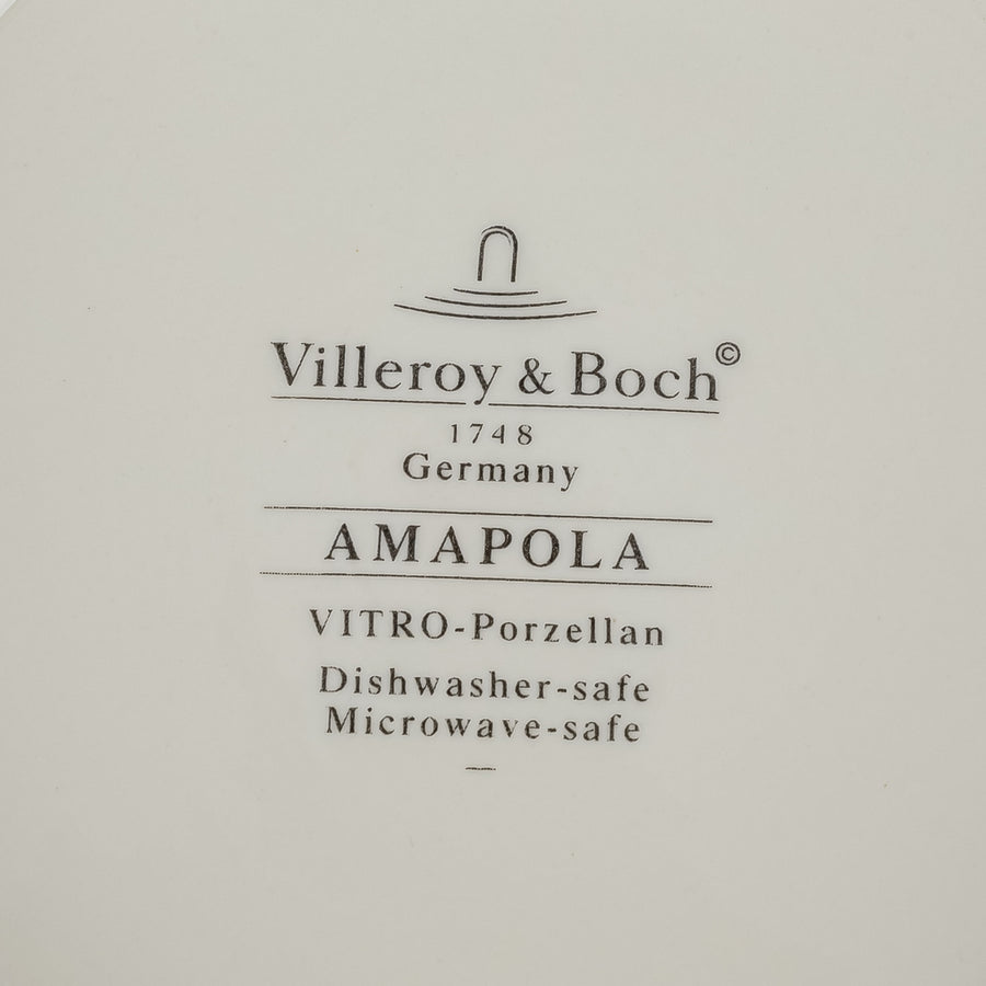 VILLEROY AND BOCH Amapola Footed Serving Bowl